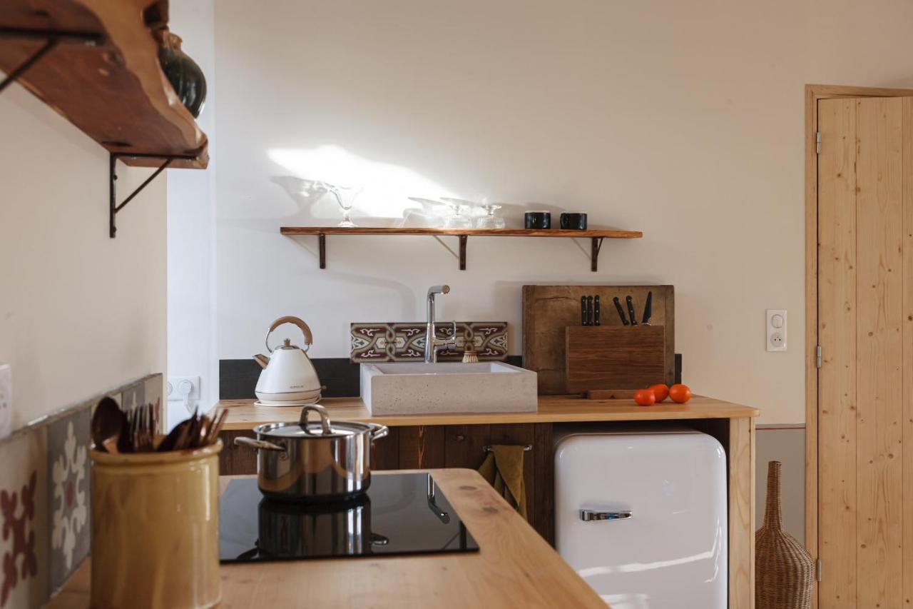 Les Appartements Du Saint Thiers, La Provence Dans Un Coin De La Drome Et L'Esprit D'Une Maison D'Hotes A Saou Exterior foto